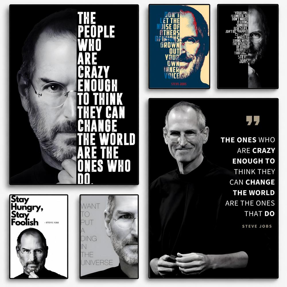 Home Decor Jobs - Steve Jobs Success Quotes Poster Room