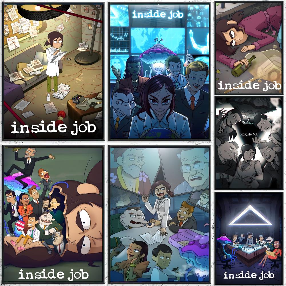 Home Decor Jobs - Cartoon Anime I-Inside Job Poster Home