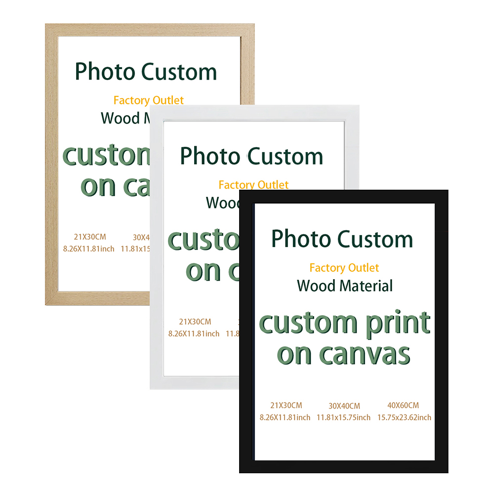 Home Decor Com - Customized canvas painting plus photo frame,high-definition