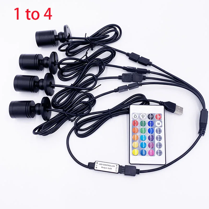 Home Decor Com - RGB Led Spotlight USB 5V Dimmable