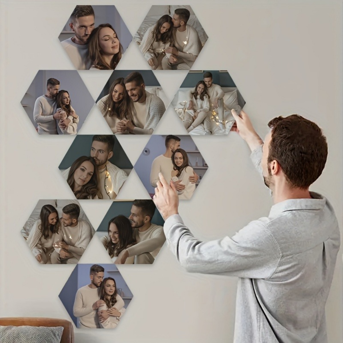 Home Decor Com - Custom Wall Decor — Modern Hexagonal