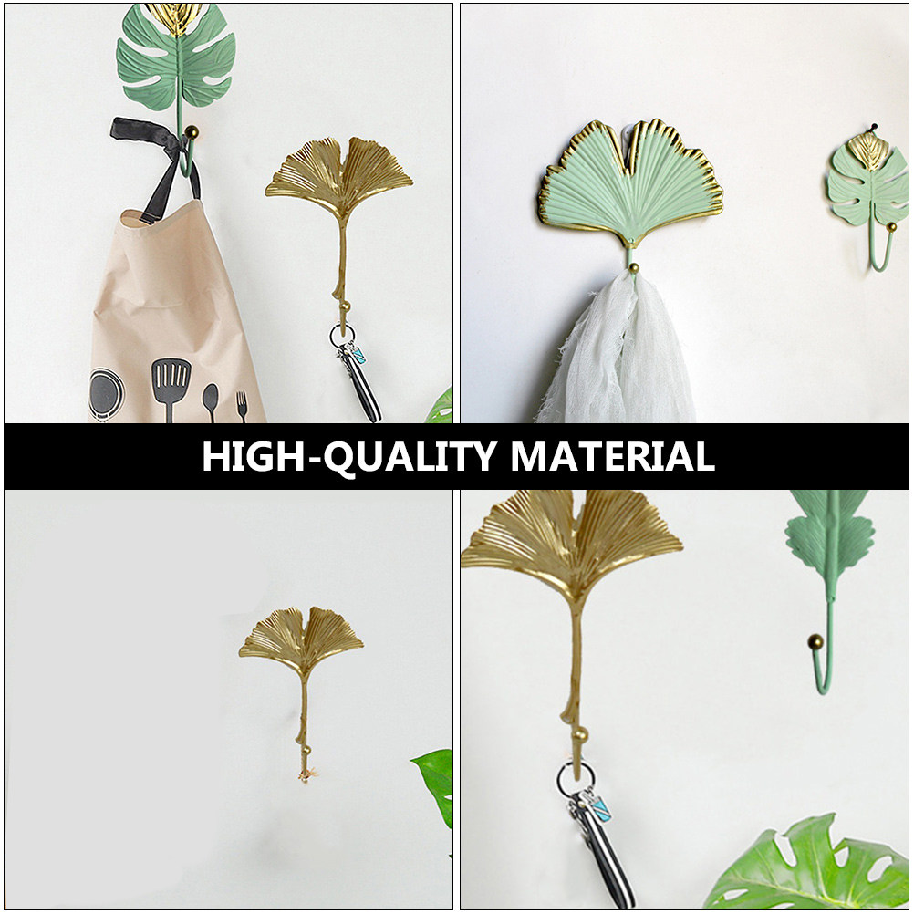 Home Decor Luxury - 3Pcs Premium Leaf Style Hooks Multipurpose