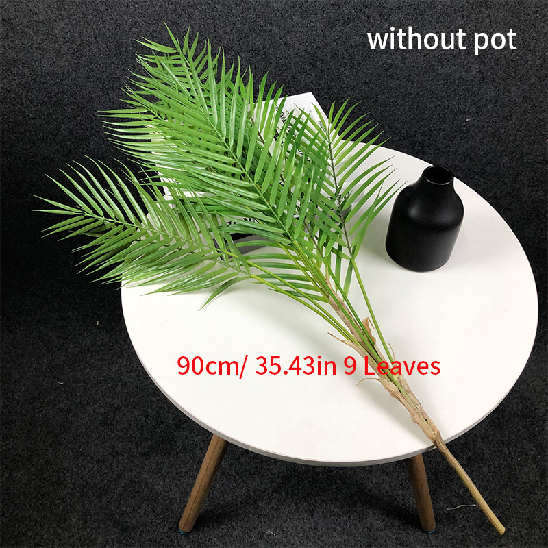 80-125cm Large Artificial Palm - Home Decor Handicraft ulasan dan harga