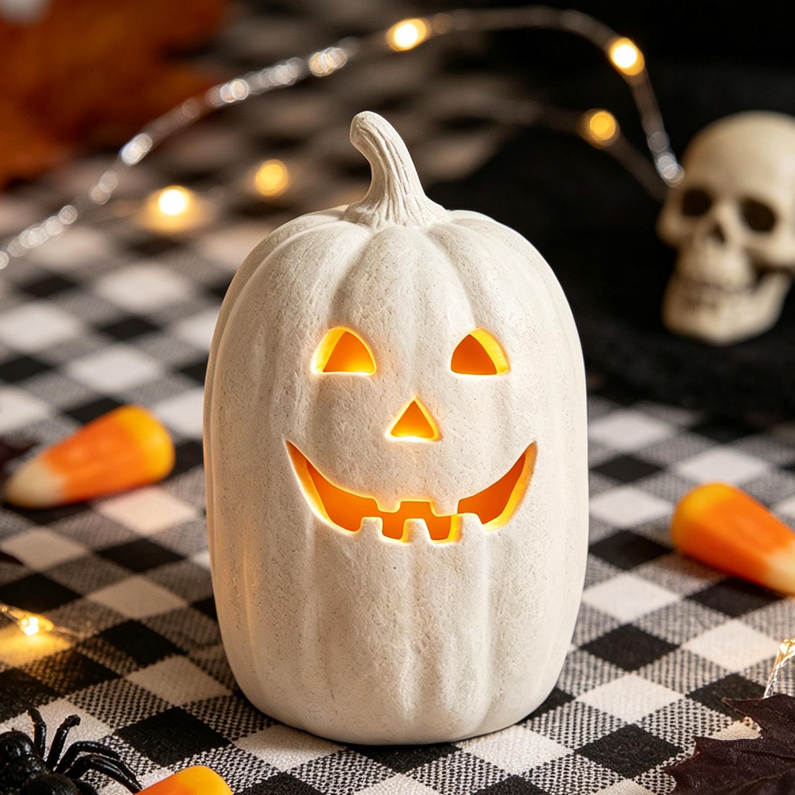 Halloween Pumpkins Crafts Resi - Home Decor Resin ulasan dan harga