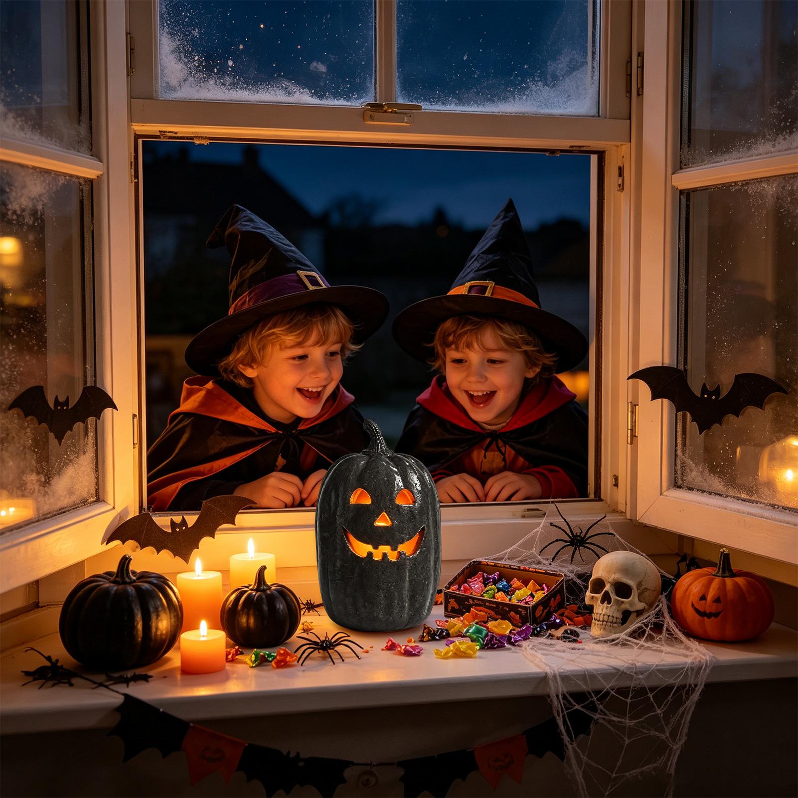 Halloween Pumpkins Crafts Resi - Home Decor Resin ulasan dan harga