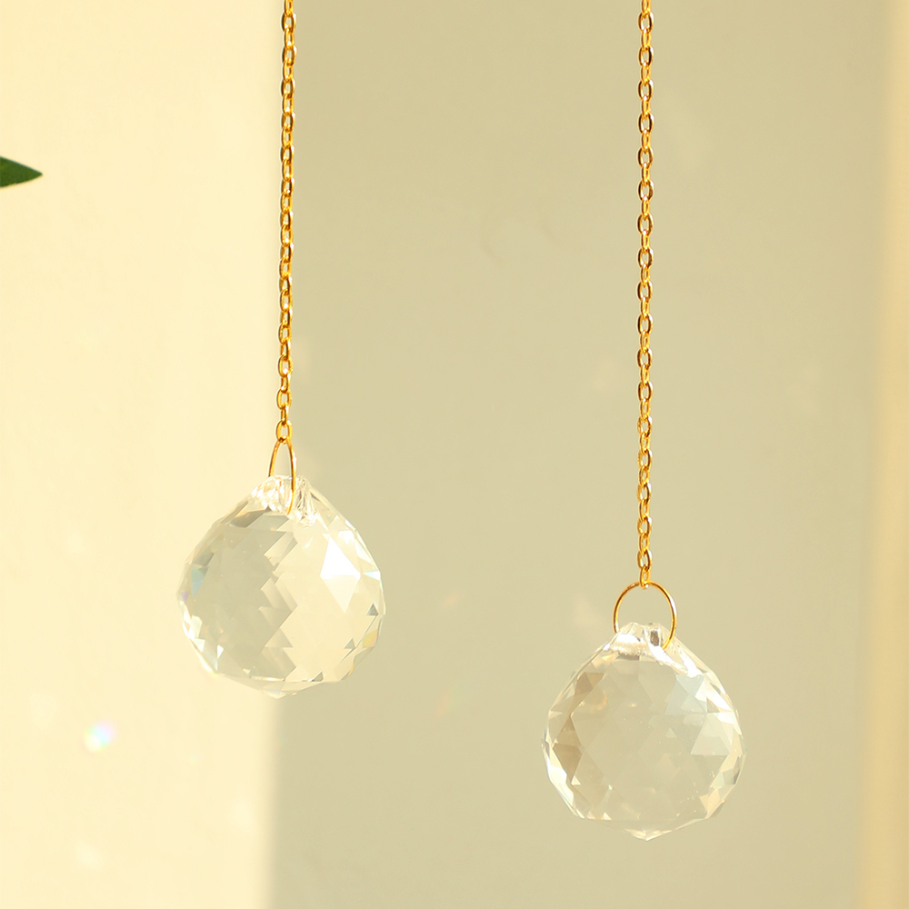 2 Pcs Stained Glass Suncatcher - Crystal Sun Catcher ulasan dan harga