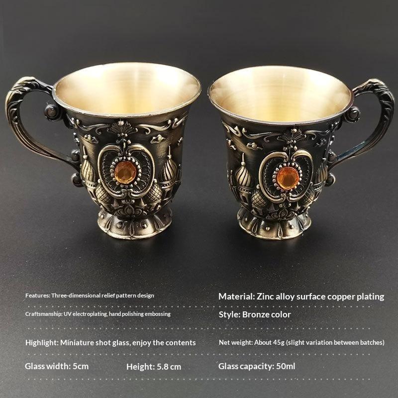【HG】Vintage Zinc Alloy Small W - Home Decor Medieval ulasan dan harga