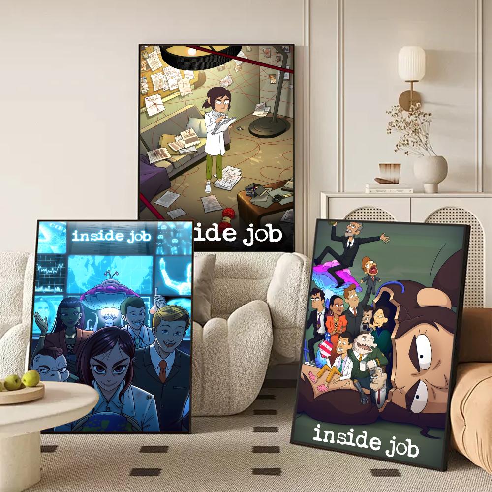 Cartoon Anime I-Inside Job Pos - Home Decor Jobs ulasan dan harga