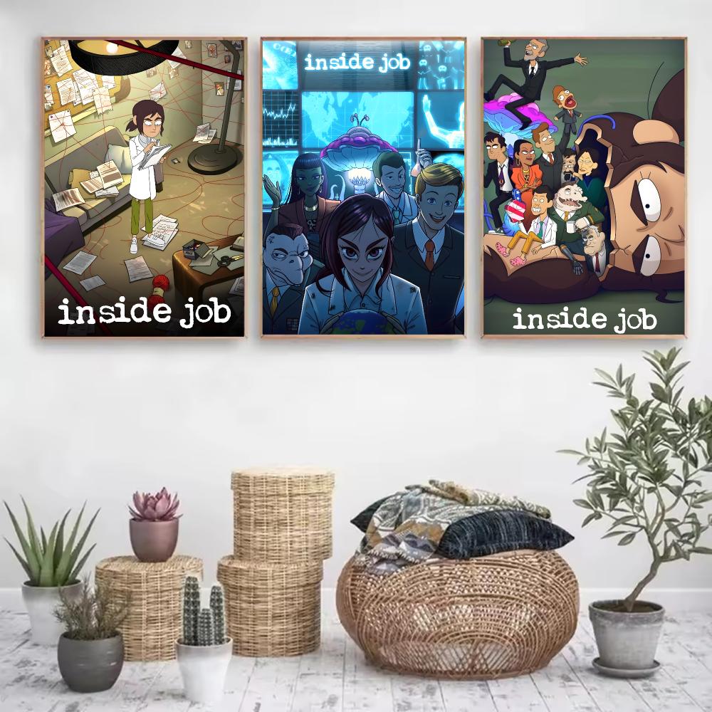 Cartoon Anime I-Inside Job Pos - Home Decor Jobs ulasan dan harga