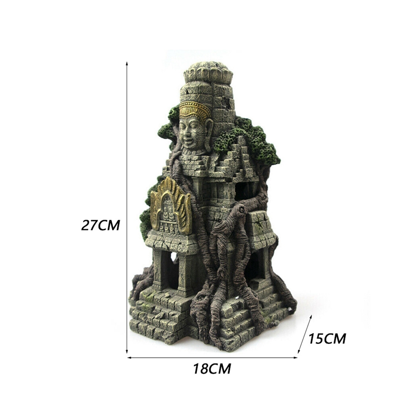 Home Aquarium Ornament Ancient - Home Decor Resin ulasan dan harga