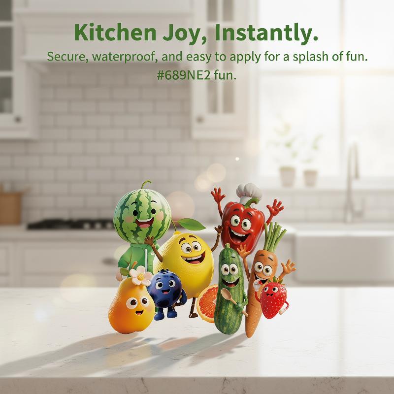 Expressive Emotion Vegetable W - Home Decor Wall Stickers ulasan dan harga