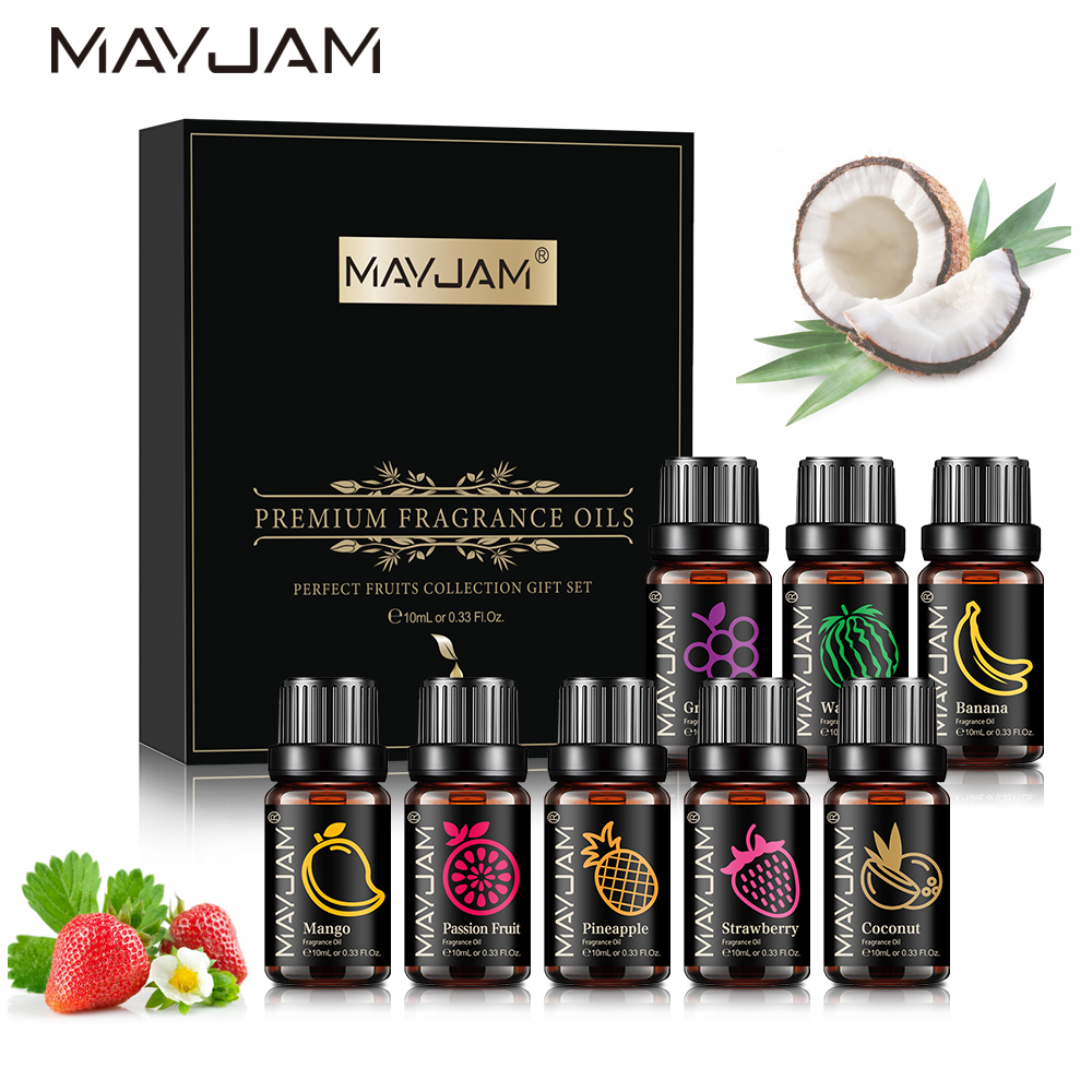 MAYJAM Fragrance Oils Set 8pcs - Scented Candle Set ulasan dan harga