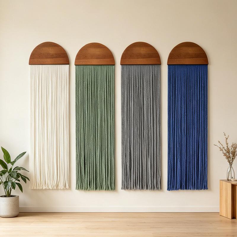 Boho Macrame Tassel Wall Hangi - Macrame Wall Hanging ulasan dan harga