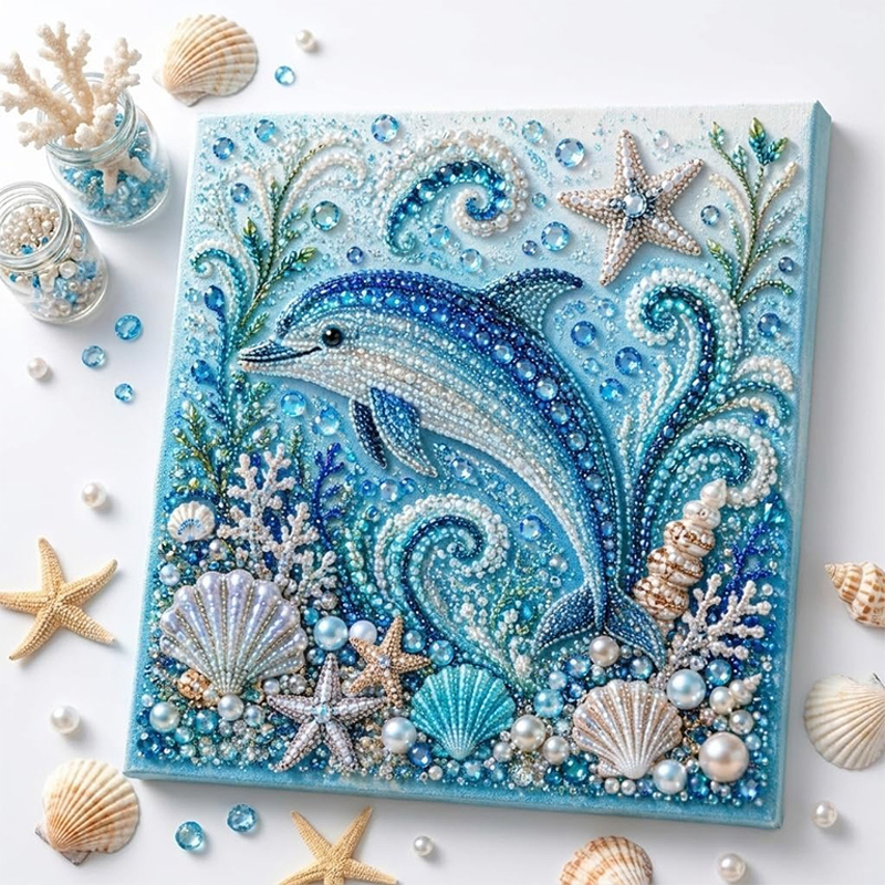 Ocean Theme Pearl Art DIY Kit  - Home Decor Nautical ulasan dan harga