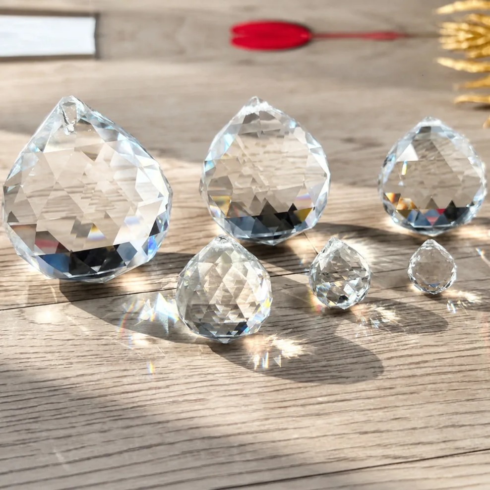 20/30/40/50/60mm Clear Crystal - Crystal Sun Catcher ulasan dan harga