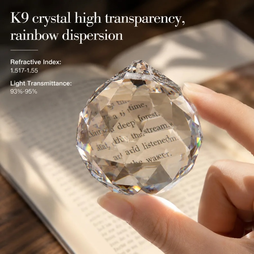 20/30/40/50/60mm Clear Crystal - Crystal Sun Catcher ulasan dan harga