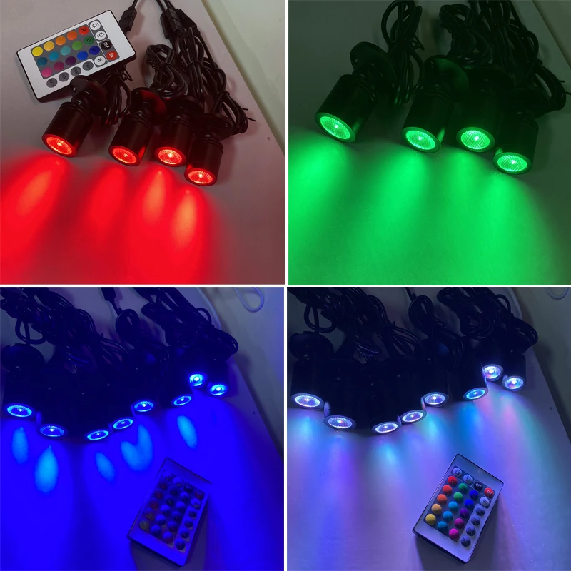 RGB Led Spotlight USB 5V Dimma - Home Decor Com ulasan dan harga