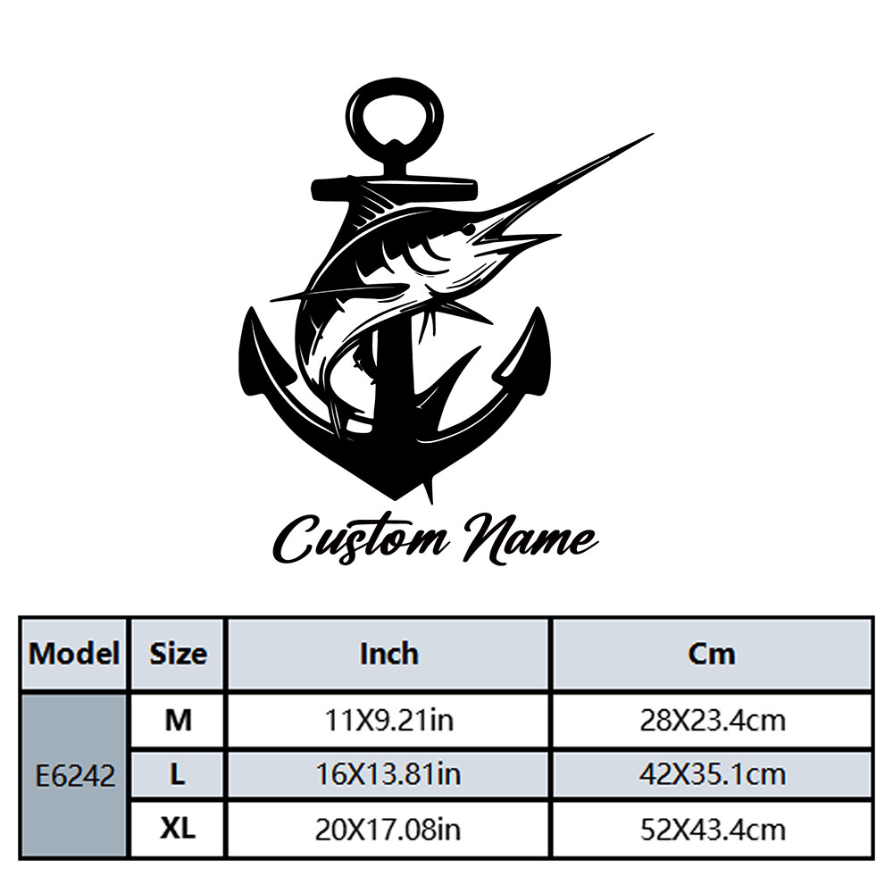 1PC Excellent Swordfish Person - Home Decor Wall Stickers ulasan dan harga