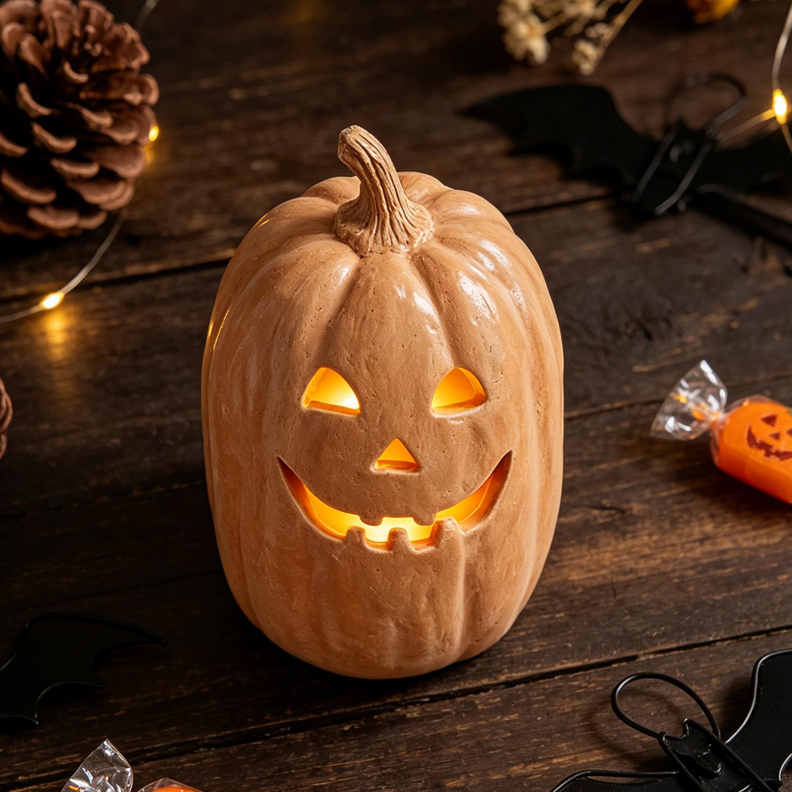 Halloween Pumpkins Crafts Resi - Home Decor Resin ulasan dan harga