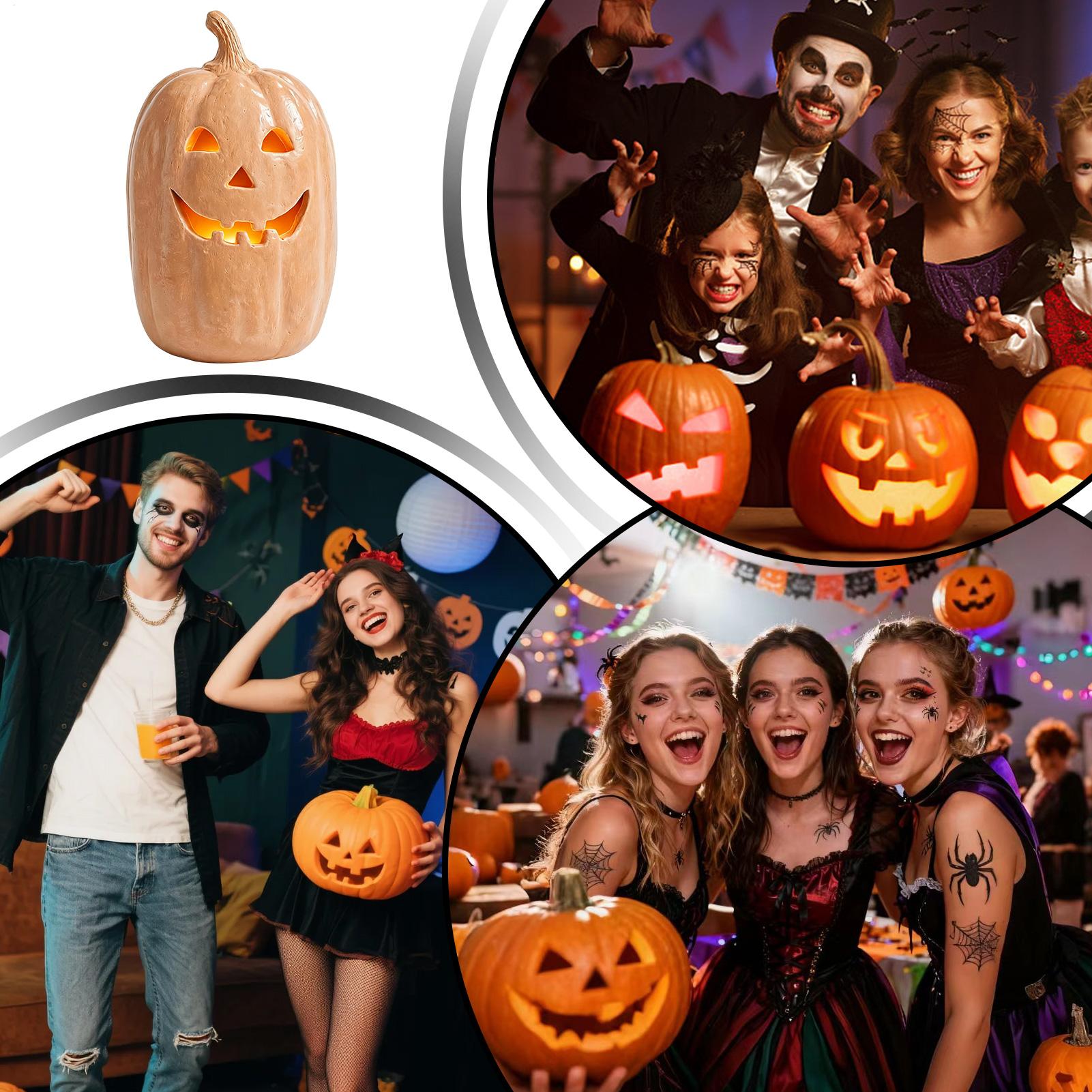 Halloween Pumpkins Crafts Resi - Home Decor Resin ulasan dan harga