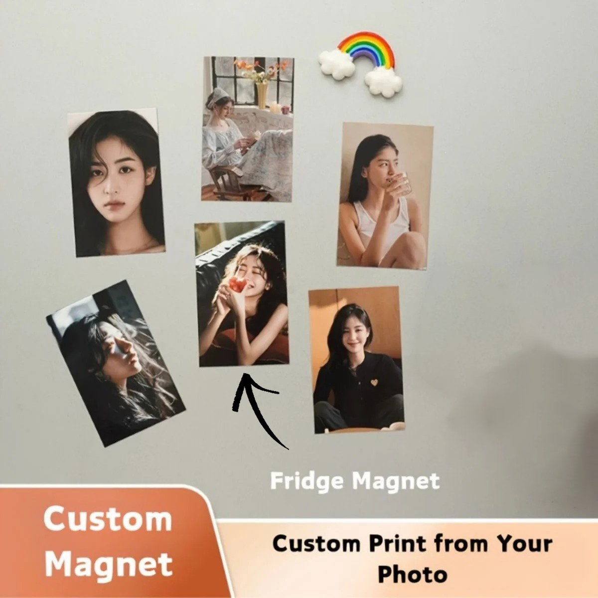 Personalized Photo Fridge Magn - Home Decor Wall Stickers ulasan dan harga