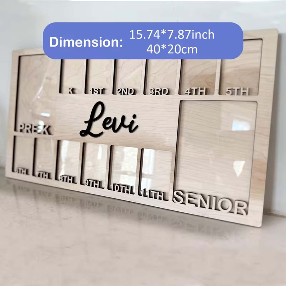 Custom Photo Frame Board Woode - Home Decor Com ulasan dan harga