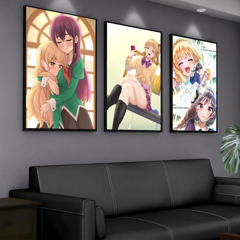 anime Y-Yuri Is My Job-B Paint - Home Decor Jobs ulasan dan harga