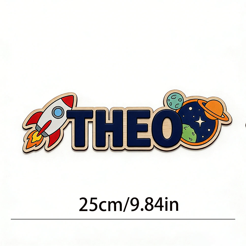 Personalized Space Rocket Name - Home Decor Com ulasan dan harga