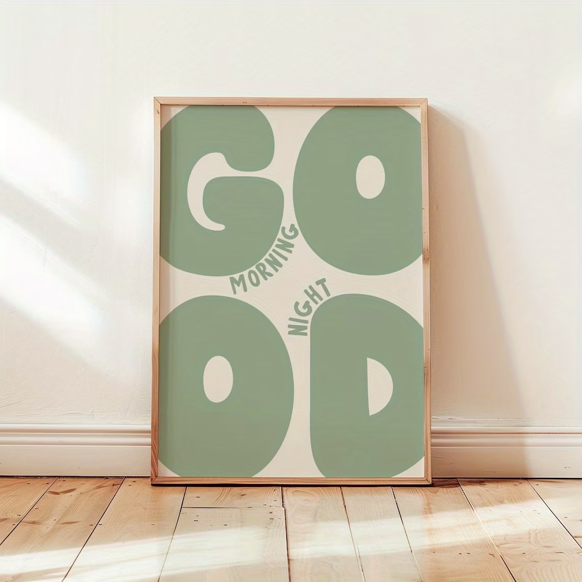 Modern Green Good Morning Good - Home Decor Nepal ulasan dan harga