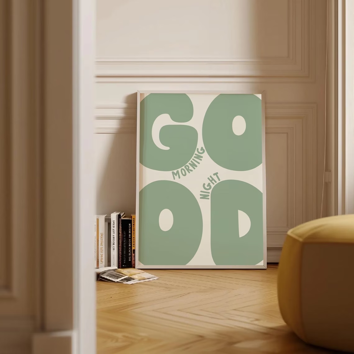 Modern Green Good Morning Good - Home Decor Nepal ulasan dan harga