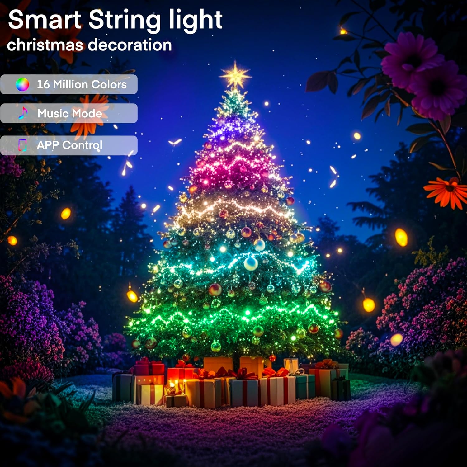 WS2812B RGBIC LED String Light - Home Decor App Free ulasan dan harga