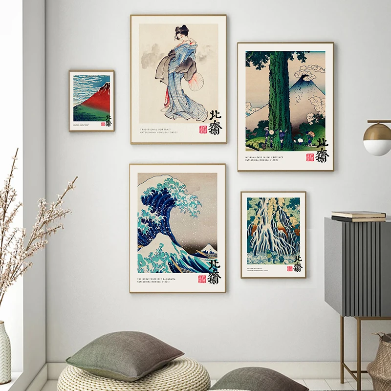 The Great Wave Katsushika Hoku - Home Decor Exhibition ulasan dan harga