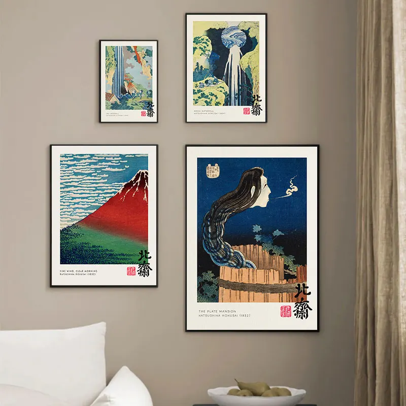 The Great Wave Katsushika Hoku - Home Decor Exhibition ulasan dan harga