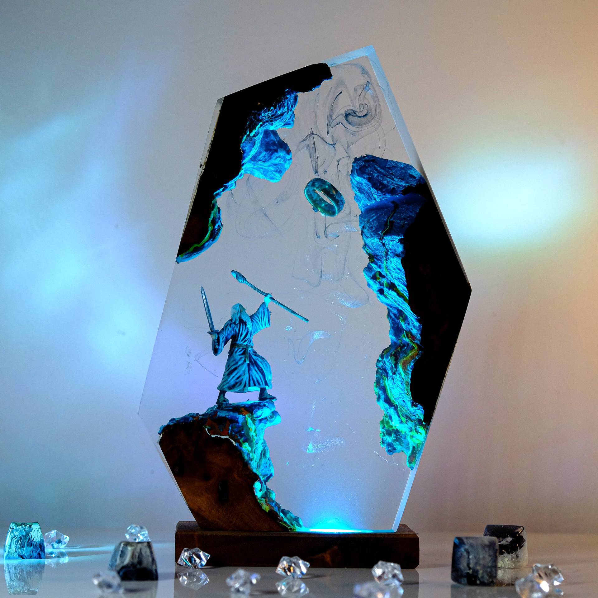 Movie Scence Figure Table Resi - Home Decor Resin ulasan dan harga