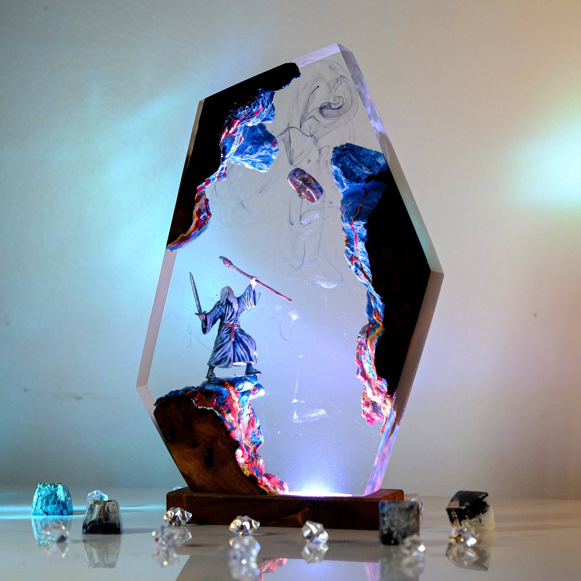 Movie Scence Figure Table Resi - Home Decor Resin ulasan dan harga