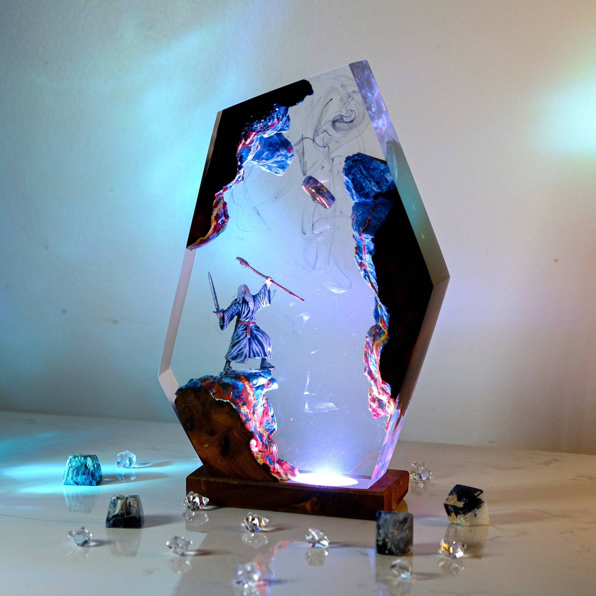 Movie Scence Figure Table Resi - Home Decor Resin ulasan dan harga