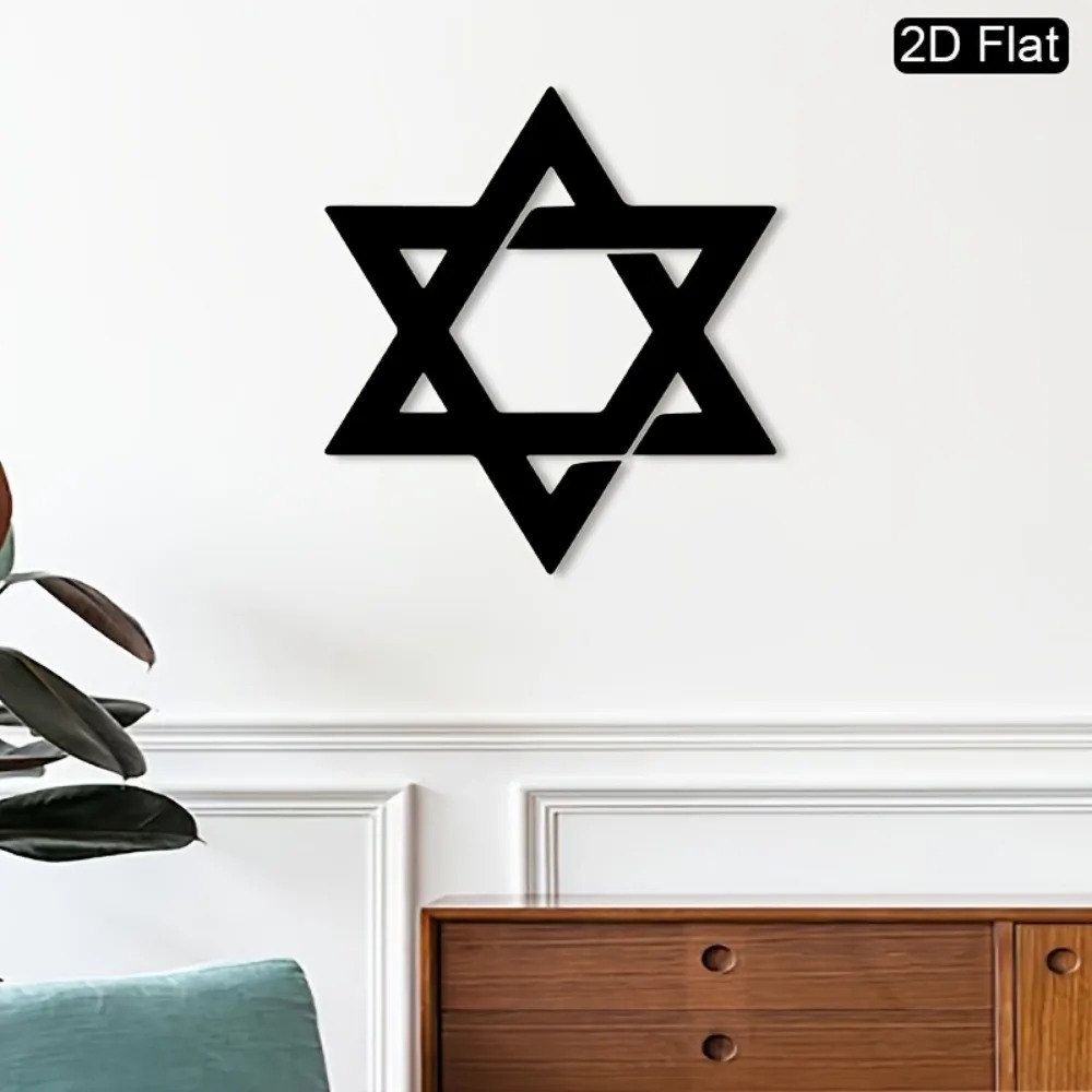 CIFBUY Iron Wall Art Star of D - Home Decor Nepal ulasan dan harga
