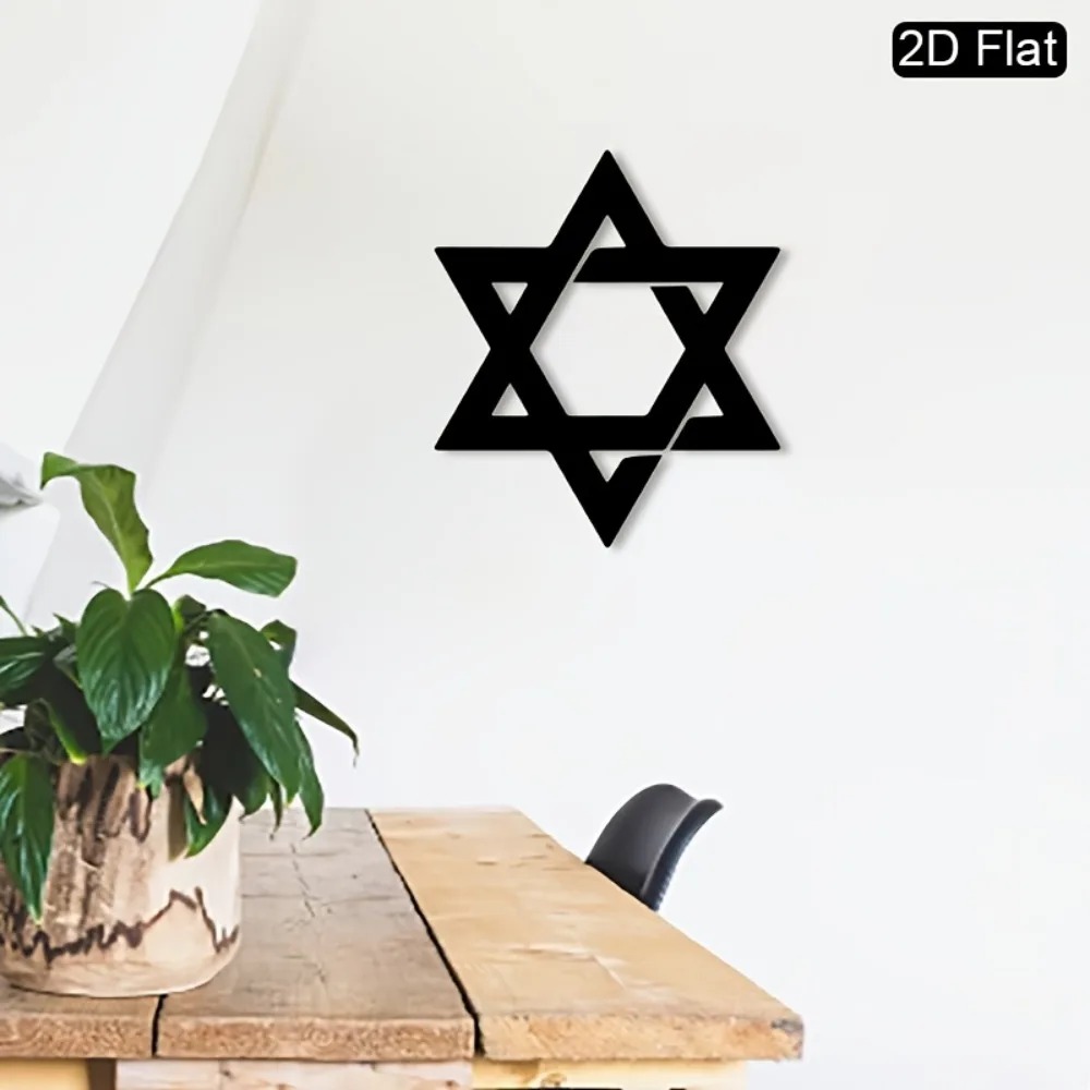 CIFBUY Iron Wall Art Star of D - Home Decor Nepal ulasan dan harga