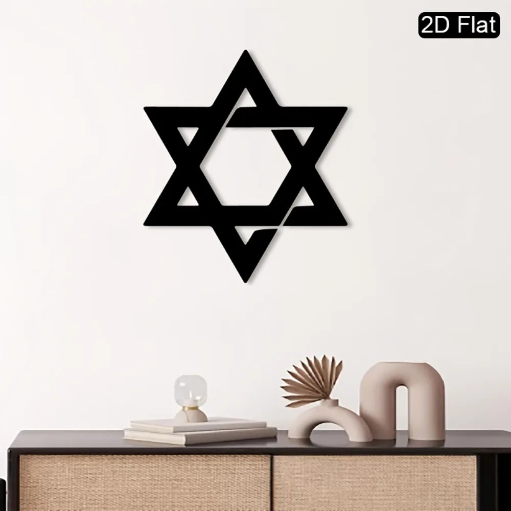 CIFBUY Iron Wall Art Star of D - Home Decor Nepal ulasan dan harga