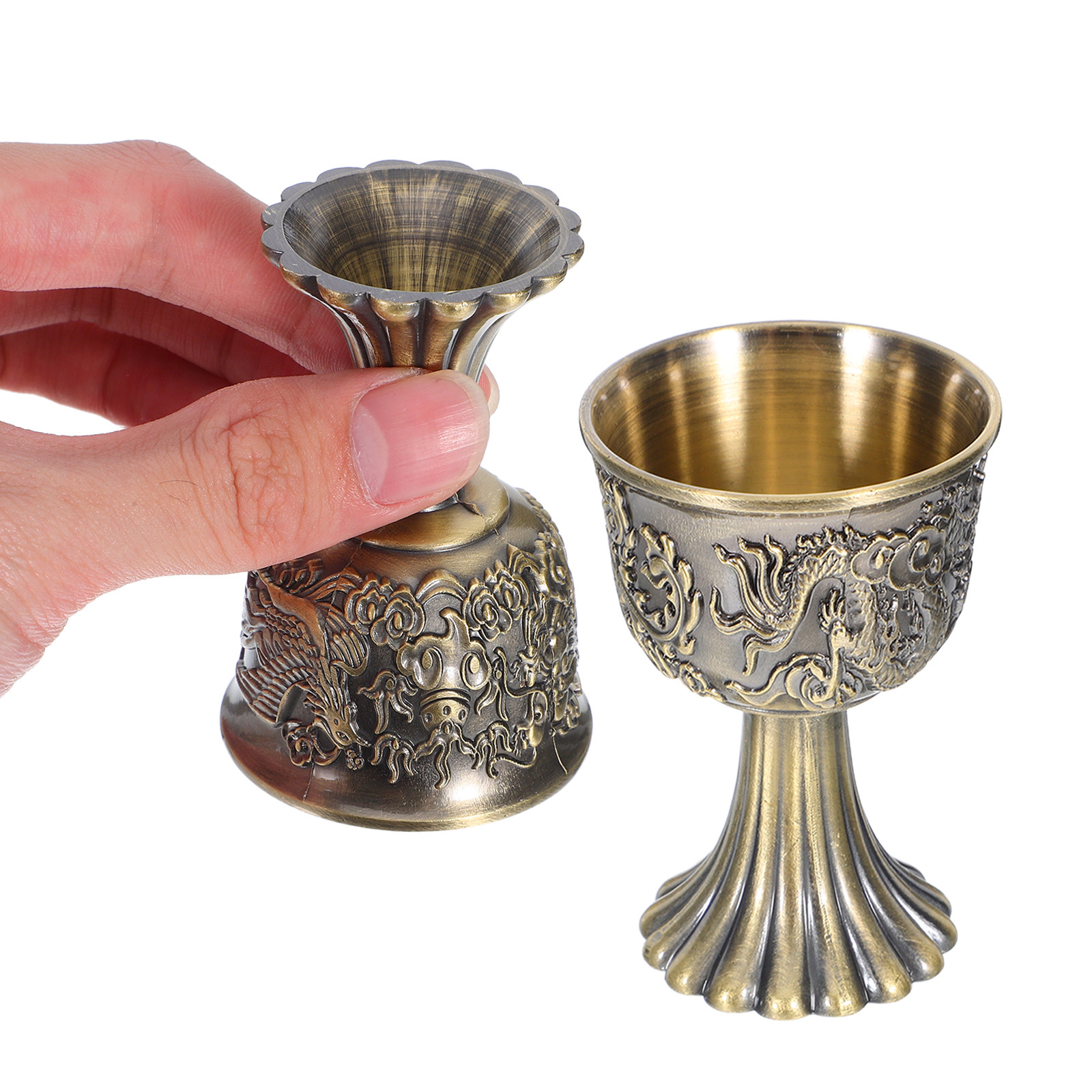 2Pcs Elegant Dragon Phoenix Me - Home Decor Medieval ulasan dan harga