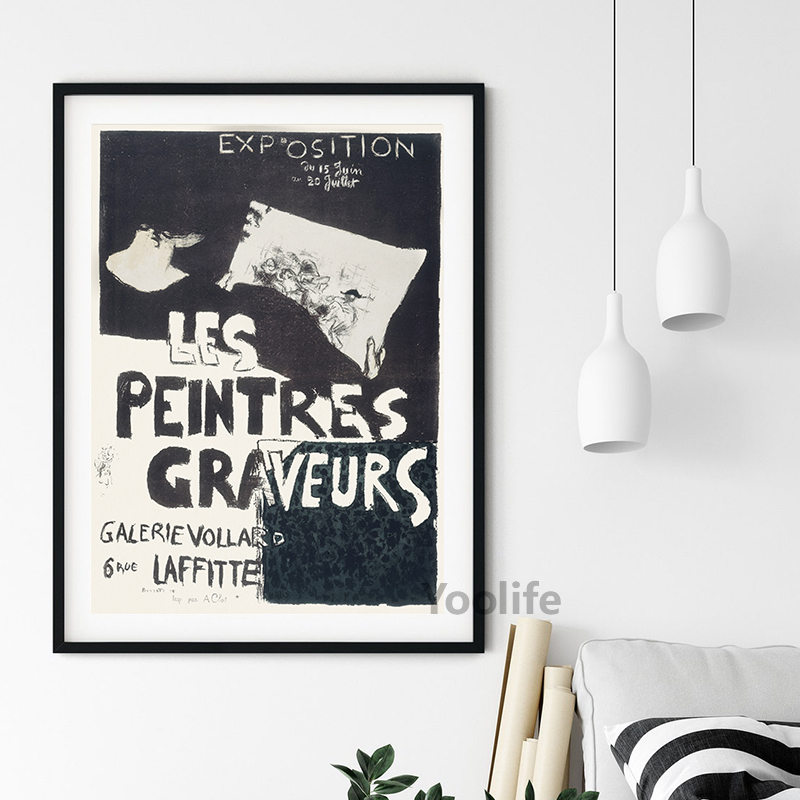 Pierre Bonnard Le Chat Blanc E - Home Decor Exhibition ulasan dan harga
