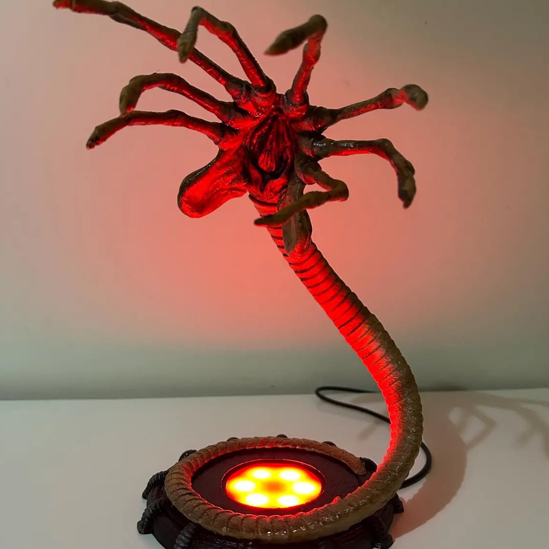 Alien Facehugger Lamp Nightlig - Home Decor Com ulasan dan harga