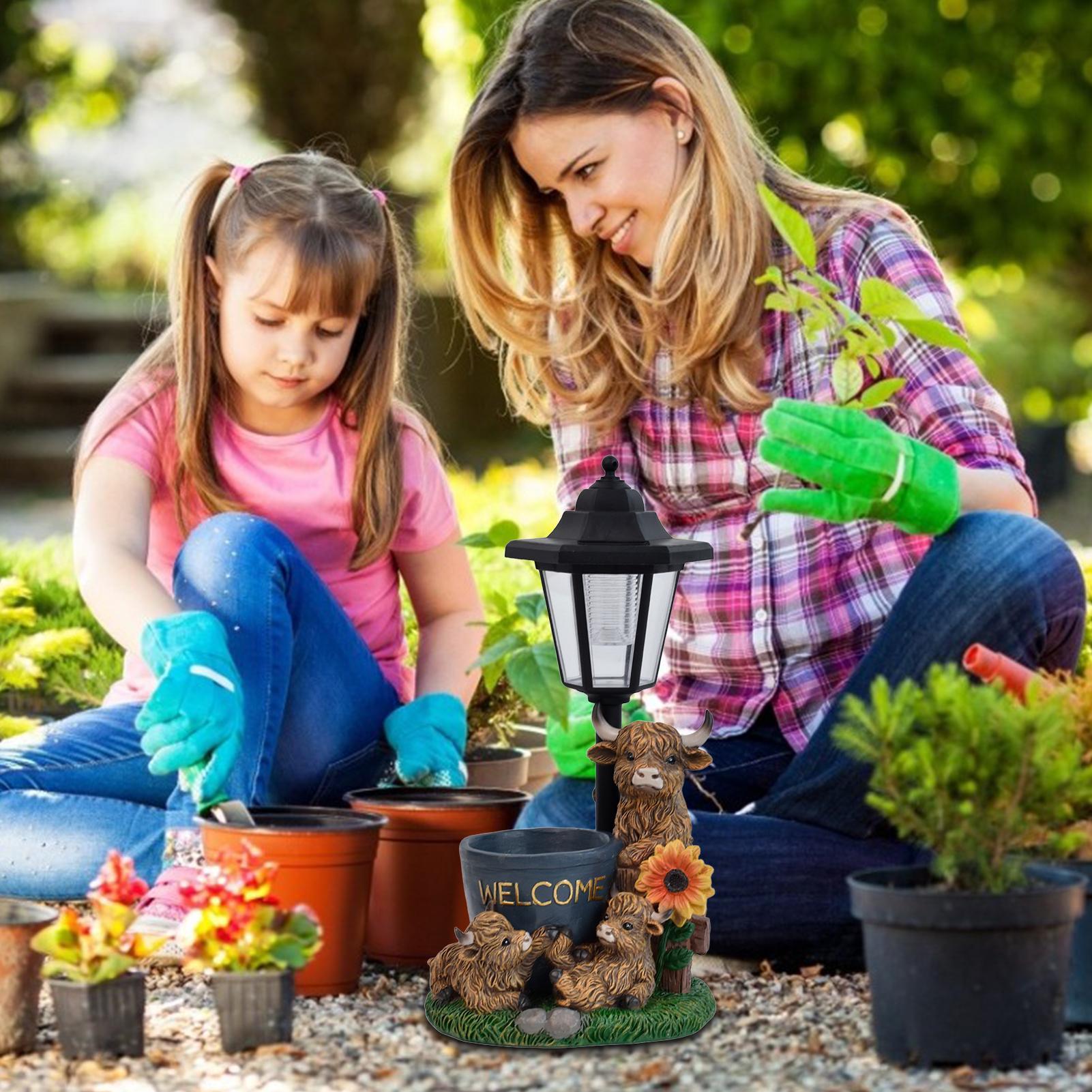 Solar Lawn Ornaments Decorativ - Home Decor Resin ulasan dan harga