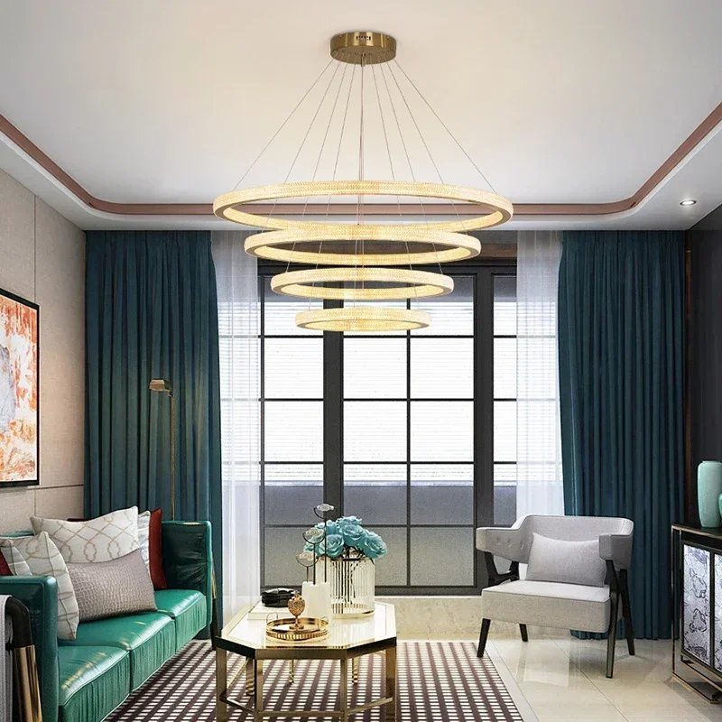 Modern Circular Luxury Crystal - Home Decor Exhibition ulasan dan harga