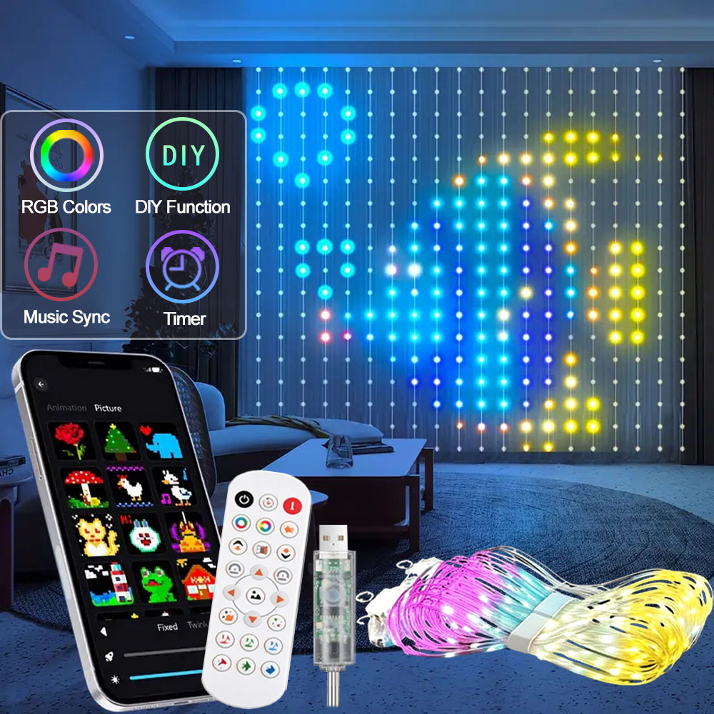 Smart LED Curtain Light APP Co - Home Decor App Free ulasan dan harga