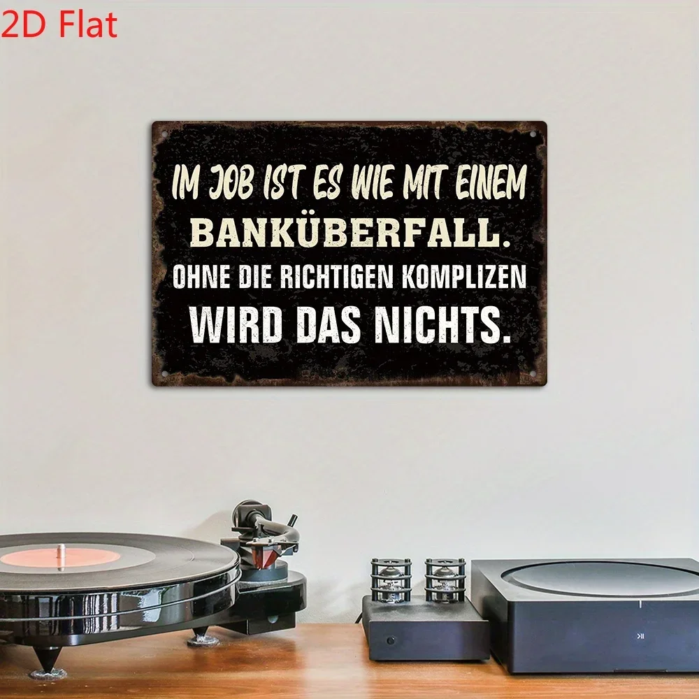 （2D Tin painting）Vintage Germa - Home Decor Jobs ulasan dan harga