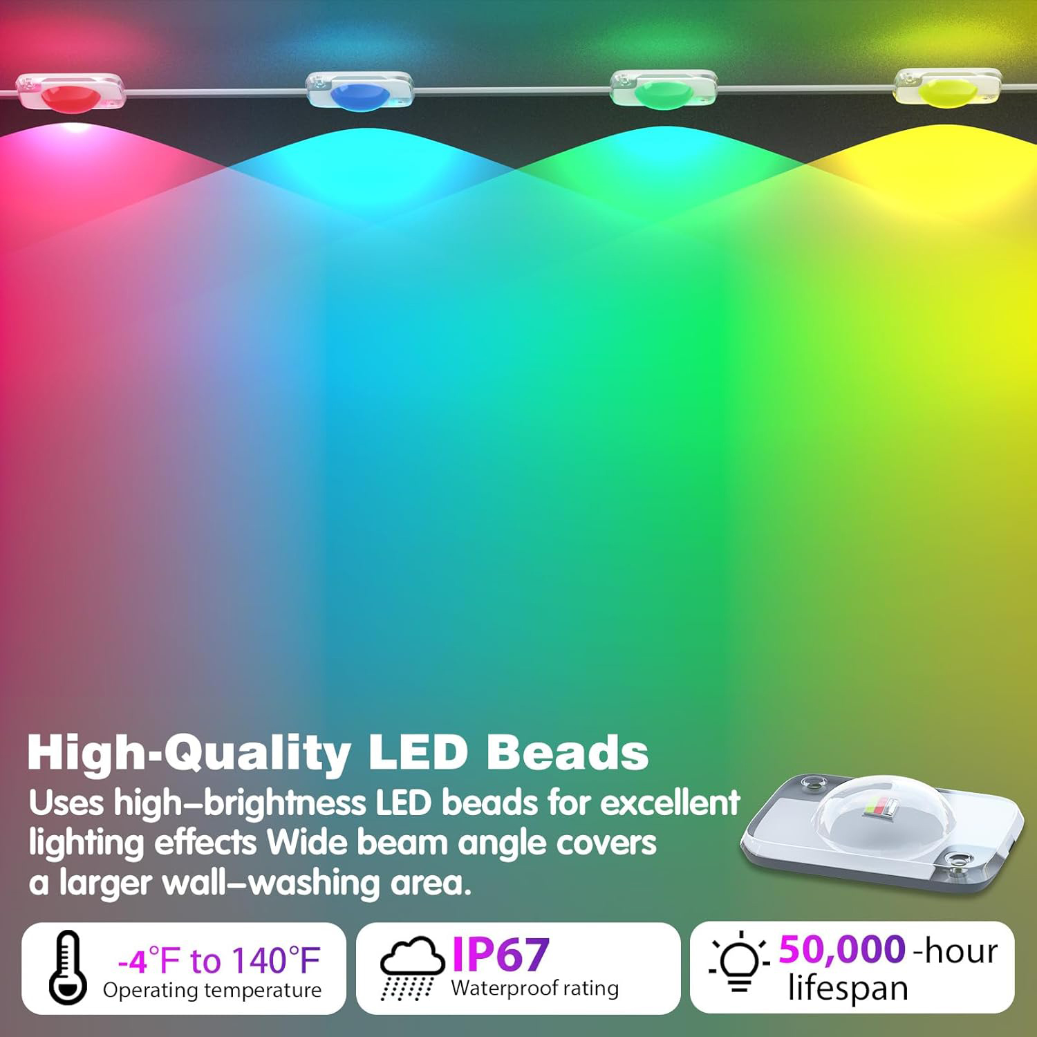 300FT RGB Smart Permanent Outd - Home Decor App Free ulasan dan harga