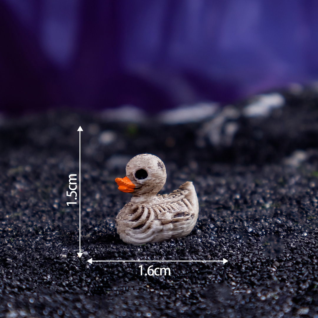 Gothic Skull Ducks Resin Ornam - Home Decor Resin ulasan dan harga