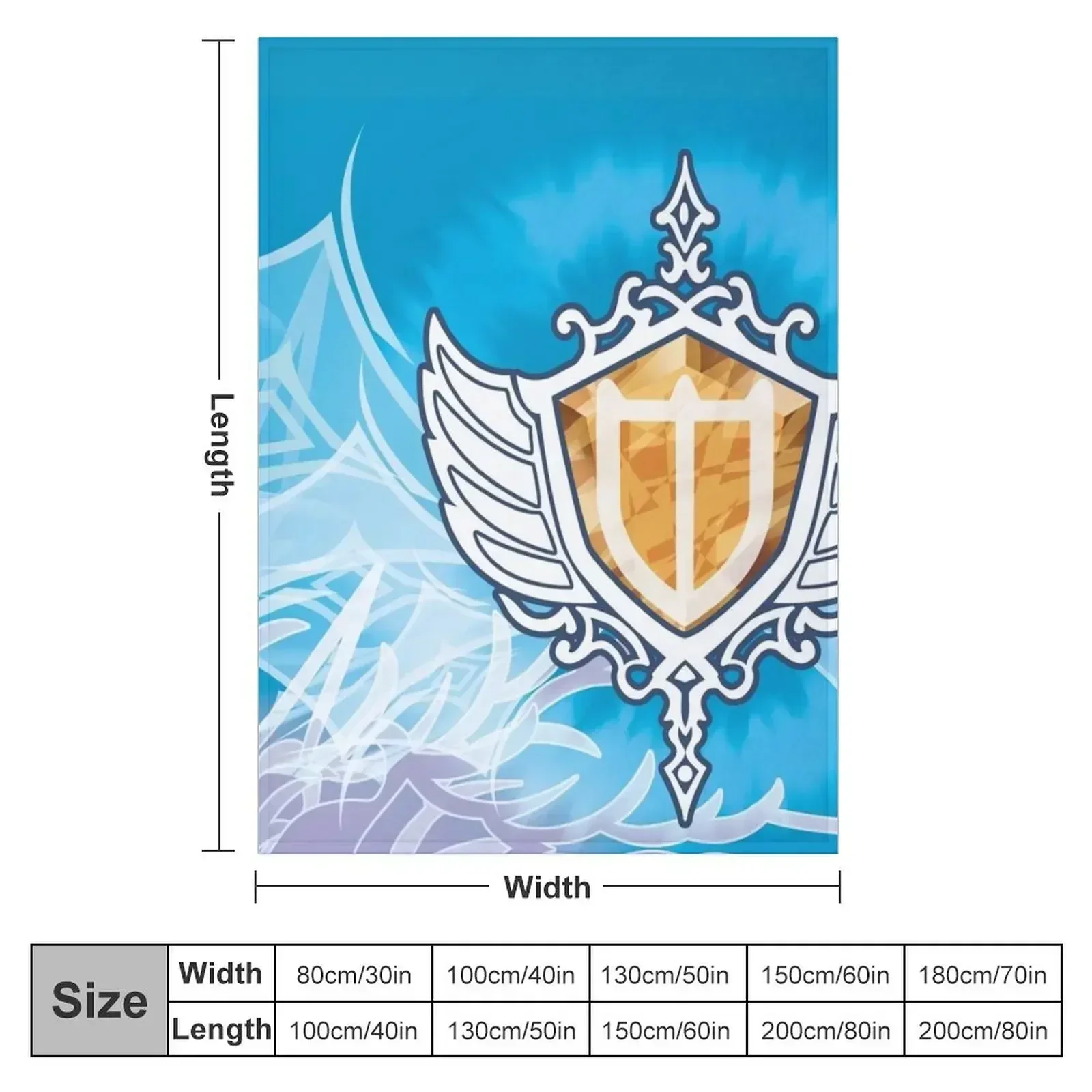 FFXIV Paladin Job Mat Throw Bl - Home Decor Jobs ulasan dan harga