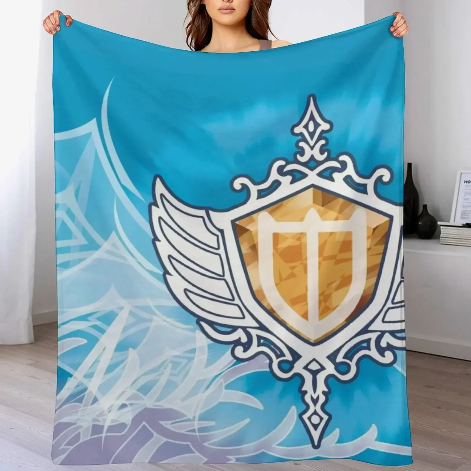 FFXIV Paladin Job Mat Throw Bl - Home Decor Jobs ulasan dan harga